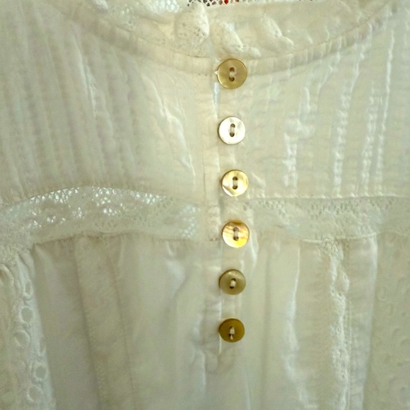 LoveShackFancy Summer White Lace Mini Dress XS worn once EXCELLENT CONDITION - Picture 11 of 11